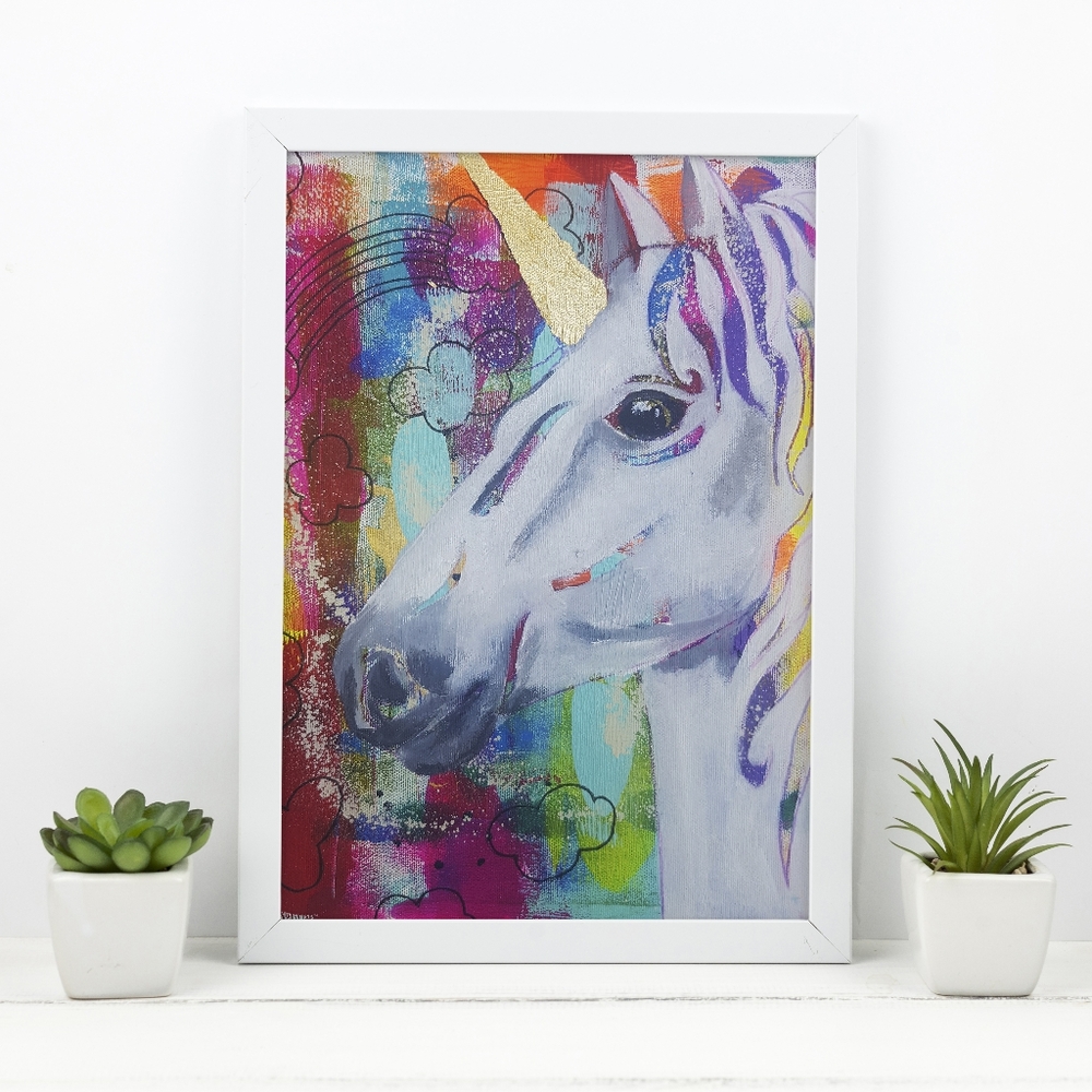 UNICORN PRINT, NURSERY DECOR